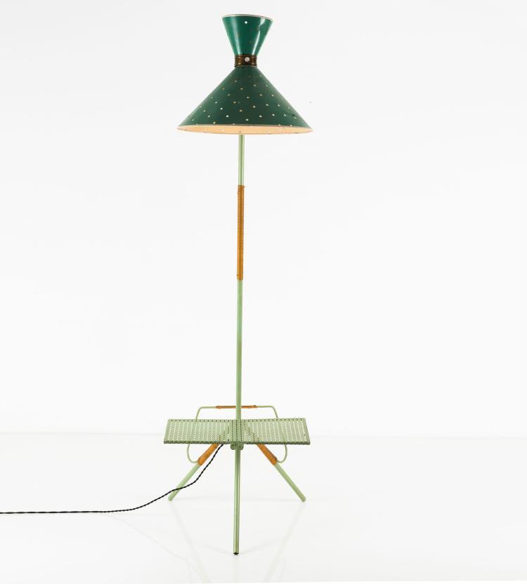 Bild 4 zu Objekt, Floor lamp with magazine rack, c1955, Deutschland, 131B 419