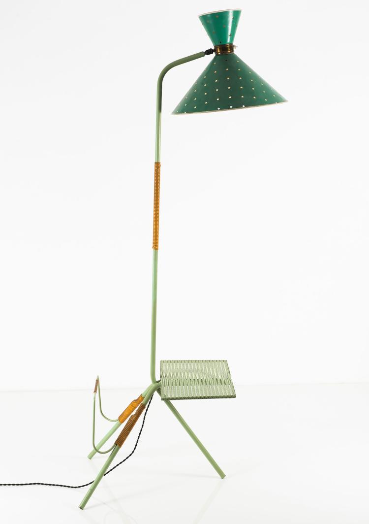 Bild 5 zu Objekt, Floor lamp with magazine rack, c1955, Deutschland, 131B 419