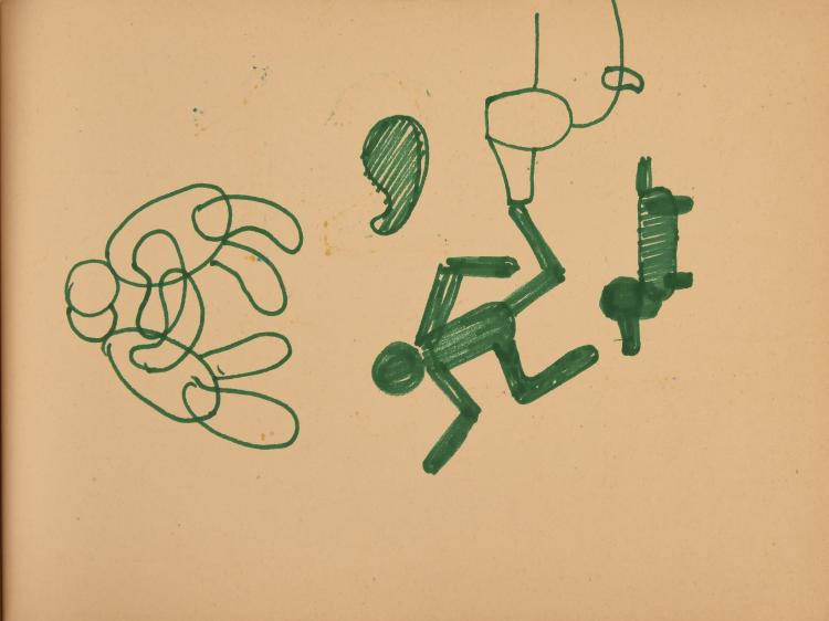 Bild 3 zu Objekt, 16 sketches 'Waldi', 1970, Otl Aicher, Aicher, Otl; Winschermann, Elena; Ay, Hermann, 131B 408