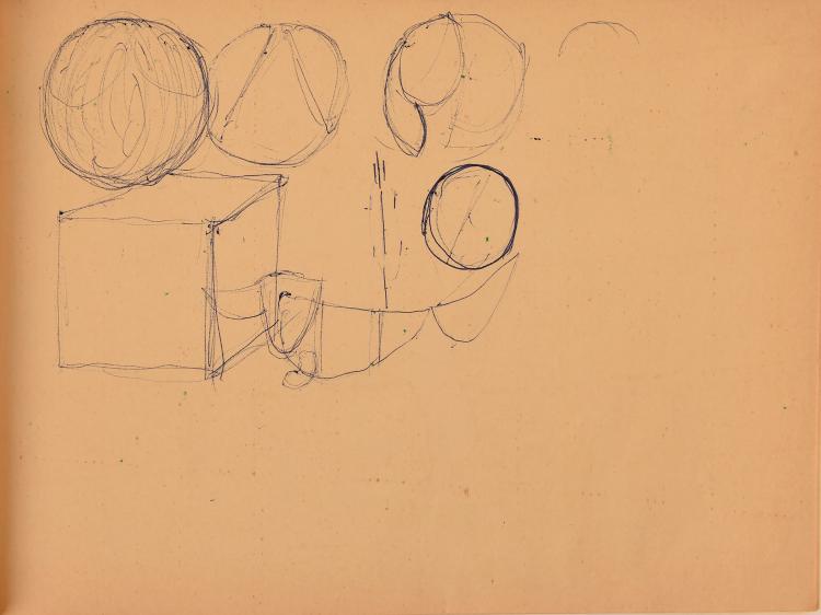 Bild 13 zu Objekt, 16 sketches 'Waldi', 1970, Otl Aicher, Aicher, Otl; Winschermann, Elena; Ay, Hermann, 131B 408