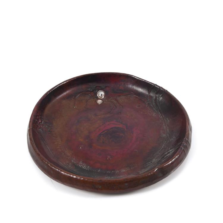 Hauptbild zu Objekt, Schale 'Krebs', um 1906, Ludwig Vierthaler, Winhart, J., M&uuml;nchen (zugeschrieben), 130A 55