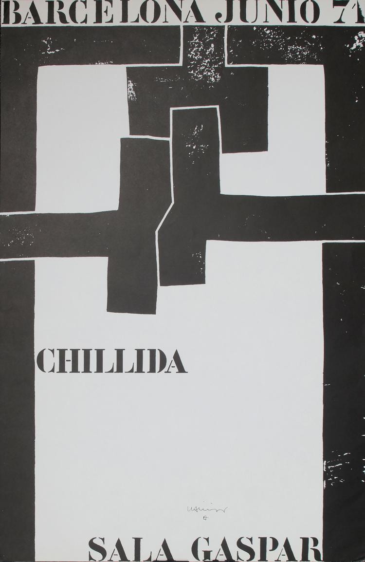 Hauptbild zu Objekt, 'Sala Gaspar Barcelona Junio 71' poster, 1971, Eduardo Chillida, 130B 308