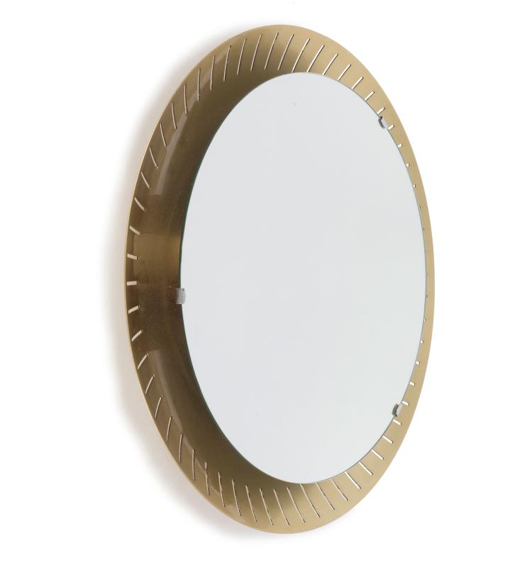 Hauptbild zu Objekt, Illuminated mirror, 1950s, Stilnovo, Mailand (zugeschrieben), 131A 101