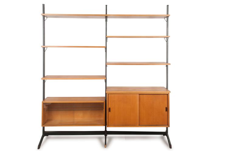 Hauptbild zu Objekt, Free standing 'Pira' shelving system c1958, Olof Pira, String Design AB, V&auml;llingsby; Strinning, Nisse, 131B 450