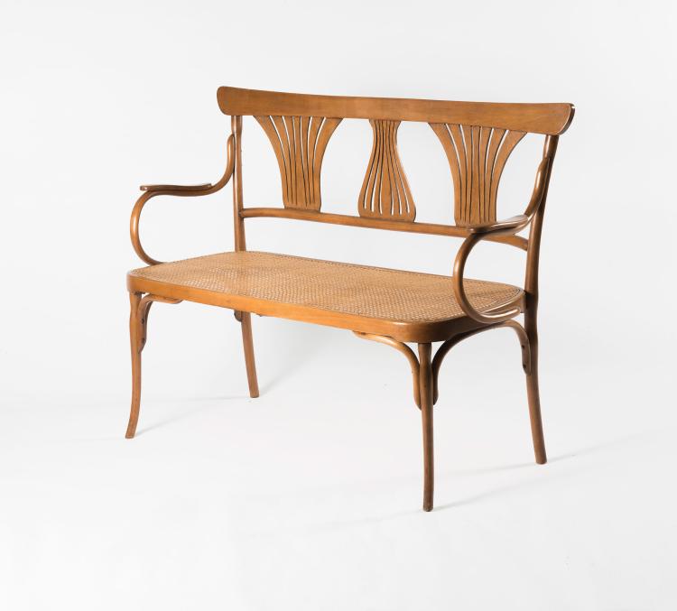 Bild 1 zu Objekt, Bench and table, c1900, Kohn, J. & J., Wsetin, 131B 245