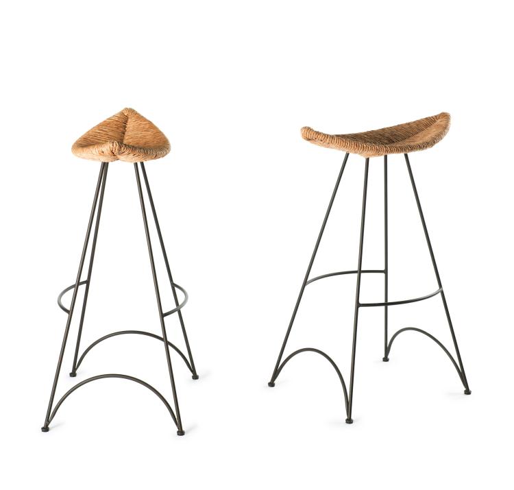Hauptbild zu Objekt, Two 'Banana' bar stools, 1992, Tom Dixon, Cappellini, Mailand, 131B 583