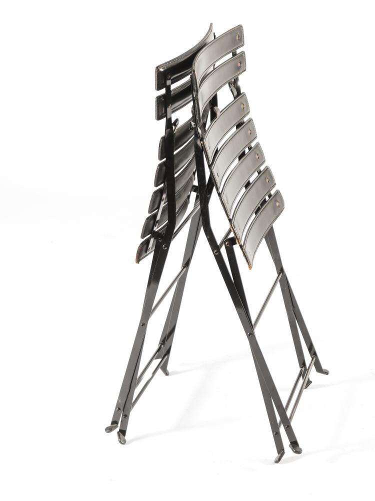 Bild 4 zu Objekt, Eight 'Celestina' folding chairs, 1978, Marco Zanuso, Zanotta, Nova Milanese, 131A 186