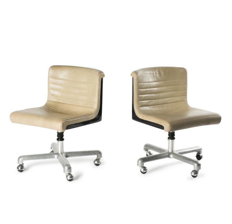 Hauptbild zu Objekt, Zwei St&uuml;hle 'Premio Smau', 1970, Ettore Sottsass, Poltronova, Pistoia, 131A 164