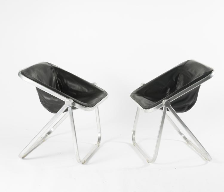Bild 1 zu Objekt, Two 'Plona' folding chairs, 1971, Giancarlo Piretti, Anonima Castelli, Mailand, 131A 172