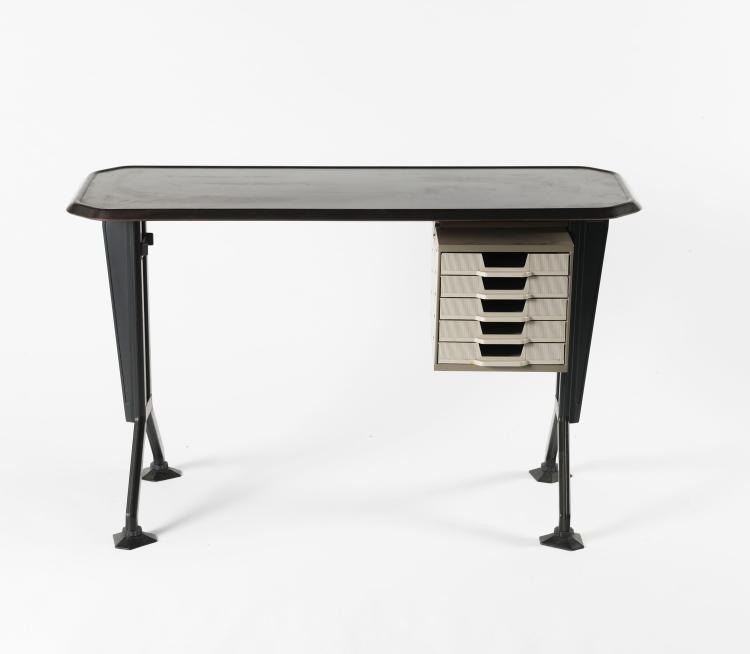Hauptbild zu Objekt, 'Arco' typewriter desk, 1963, Studio B.B.P.R., Olivetti, Ivrea, 131A 148