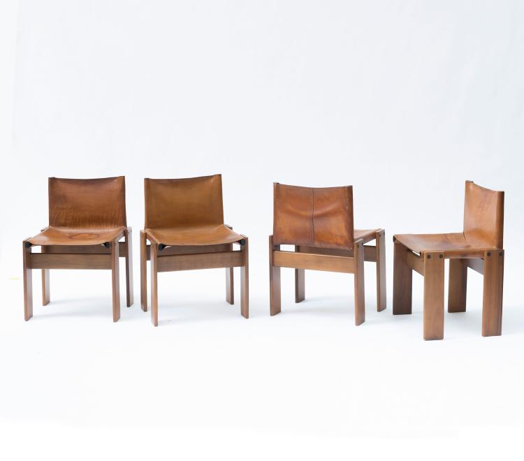 Bild 1 zu Objekt, Four 'Monk' chairs, 1974, Afra Scarpa, Molteni, Giussano, 131A 178