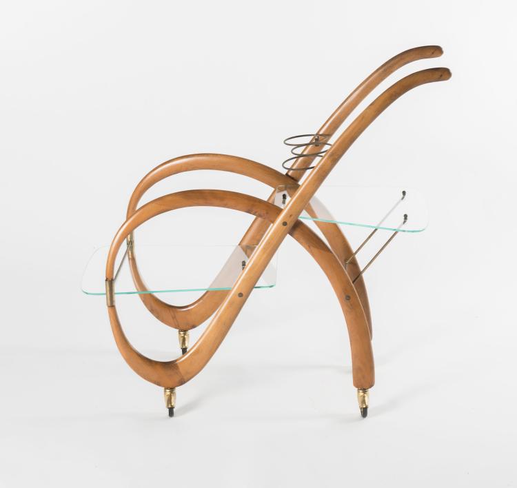 Bild 1 zu Objekt, Serving cart, c1955, Gaetano Pizzi, Italien, 131A 47
