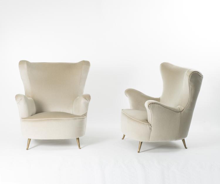Bild 1 zu Objekt, Two easy chairs, c1950, Italien, 131A 34