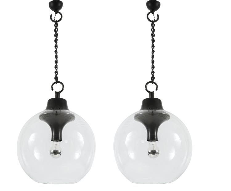 Hauptbild zu Objekt, Two 'Boccia' ceiling lights, 1969, Luigi Caccia Dominioni, Azucena, Mailand, 131A 130