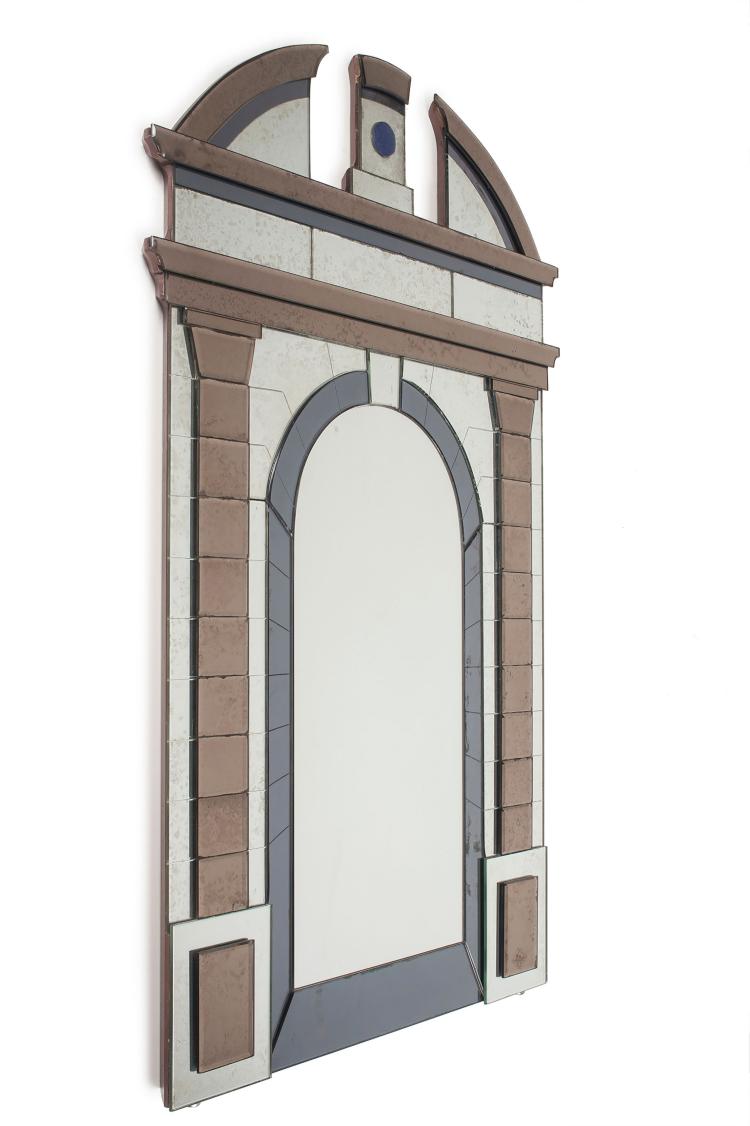 Hauptbild zu Objekt, 'Trompe l'oeil' mirror 'S0002', c1988, Lorenzo Forges Davanzati, Barovier & Toso, Murano, 131A 239