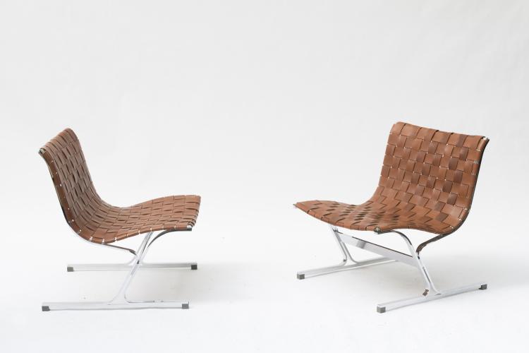 Bild 1 zu Objekt, Two 'PLR 1' easy chairs, 1968, Ross Franklin Littell, ICF Cadsana, Mailand, 131B 521