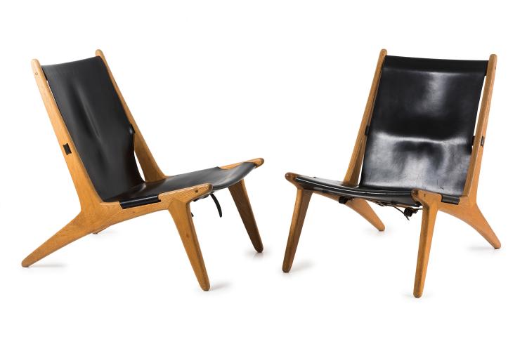 Hauptbild zu Objekt, Two '204 - Hunting chairs', 1954, Uno Kristiansson, Luxus, Vittsj&ouml;, 131B 383