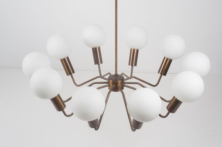 Bild 1 zu Objekt, Ceiling light, 1950s, &Ouml;rsj&ouml; Belysning AB, Nybro, 131B 352