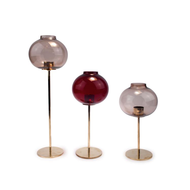 Hauptbild zu Objekt, Drei Windlichter '135', 1960er Jahre, Hans-Agne Jakobsson, Hans-Agne Jakobsson AB, Markaryd, 131B 491