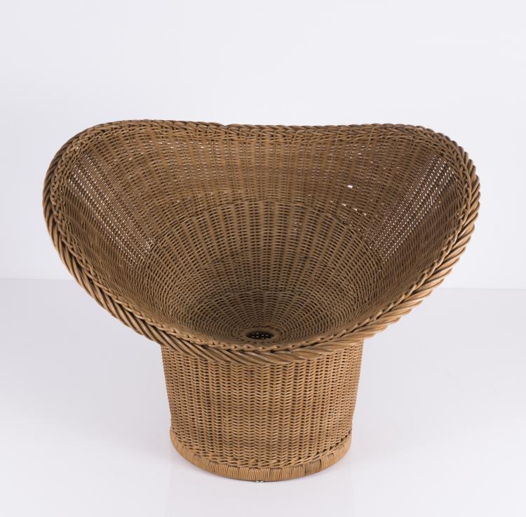 Bild 3 zu Objekt, 'E 20' wicker chair, 1957, Egon Eiermann, Murmann, Heinrich, Johannisthal, 131B 438