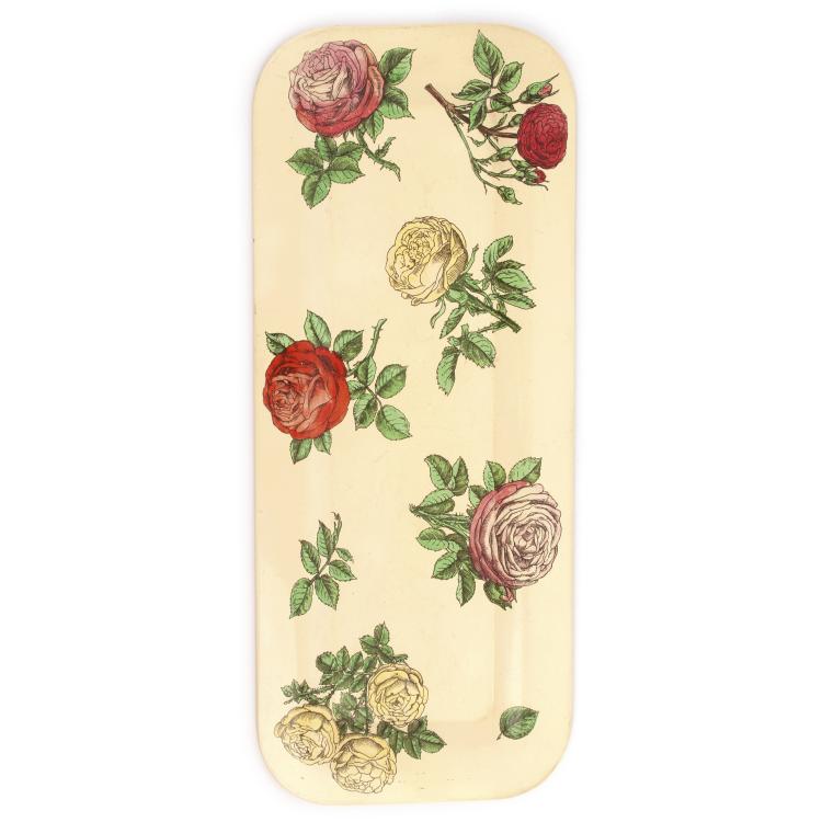 Hauptbild zu Objekt, 'Rose' tray, 1950/60s, Piero Fornasetti, Fornasetti, Mailand, 131A 194