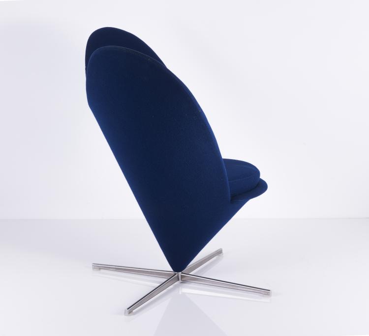 Bild 5 zu Objekt, Sessel 'K3' - 'Herzt&uuml;te', 1958, Verner Panton, Plus-linje, Kopenhagen, 131B 447