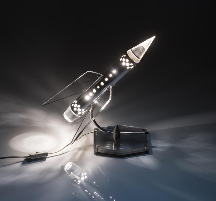 Bild 1 zu Objekt, 'Rocket' table light, c1965, Frankreich, 131B 515