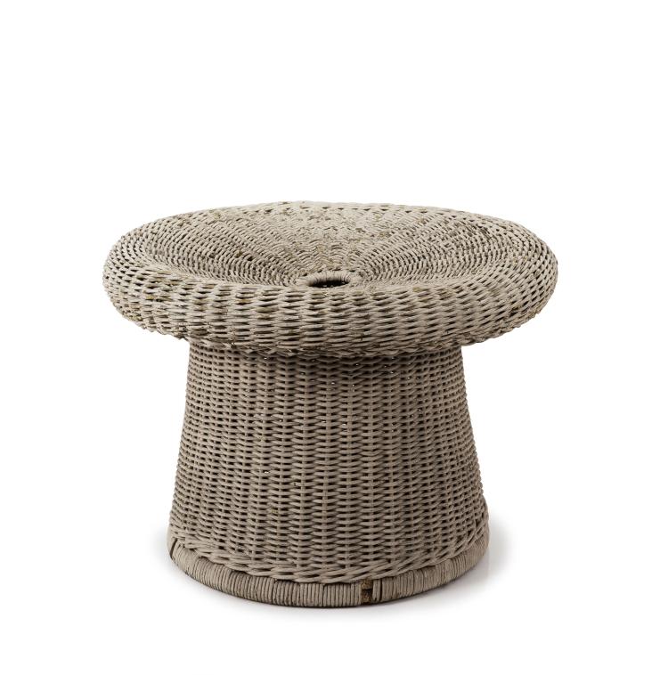 Hauptbild zu Objekt, Wicker occasional table, c1955, Egon Eiermann, Murmann, Heinrich, Johannisthal (zugeschrieben), 131B 437