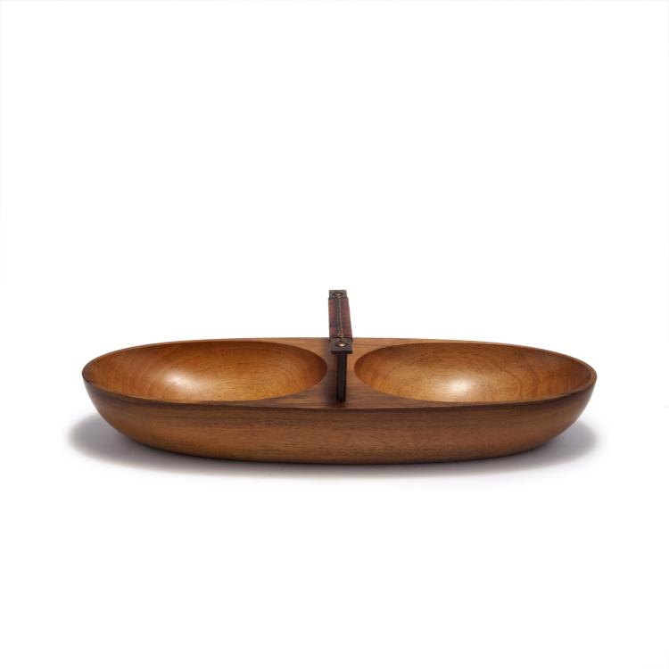 Hauptbild zu Objekt, '451' nut bowl, 1950s, Carl Aub&ouml;ck, Artes, H. & H. Seefried, Steppach, 131B 462