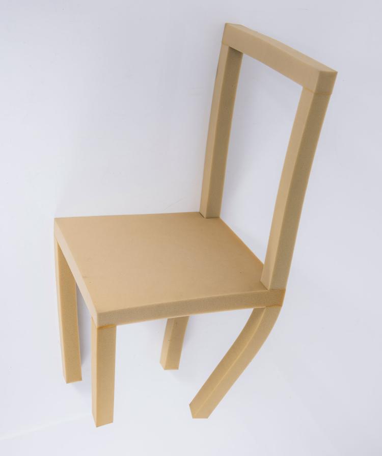 Bild 1 zu Objekt, 'Foam chair' sculpture, 2011, Stefan Wewerka, Wewerka, Stefan, 131B 415