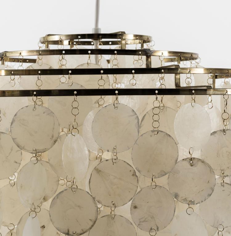 Bild 2 zu Objekt, 'Fun-10 Gold' ceiling light, 1964, Verner Panton, L&uuml;ber AG, Basel, 131B 507