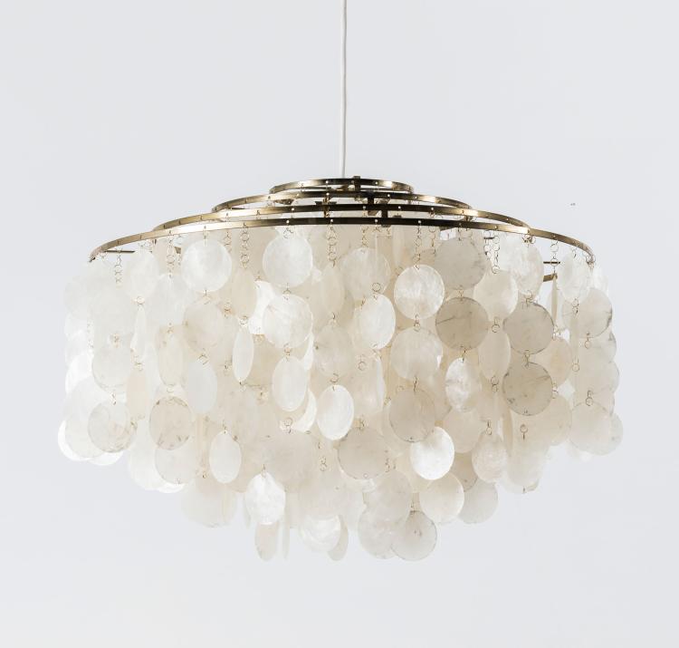 Bild 5 zu Objekt, 'Fun-10 Gold' ceiling light, 1964, Verner Panton, L&uuml;ber AG, Basel, 131B 507