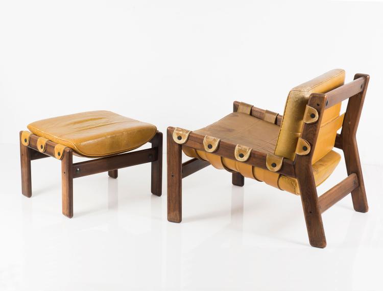 Bild 1 zu Objekt, Sessel mit Ottoman, um 1958, Brasilien, 131B 449