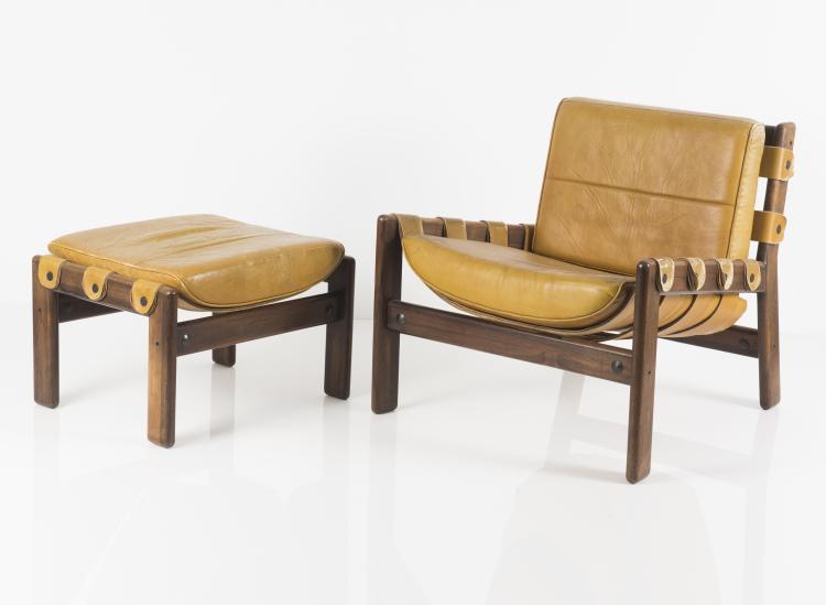 Bild 2 zu Objekt, Sessel mit Ottoman, um 1958, Brasilien, 131B 449
