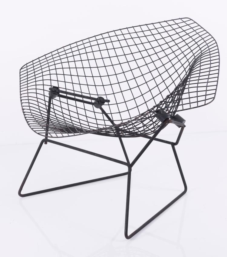 Bild 2 zu Objekt, Two 'Diamond' -421-2' chairs, 1952, Harry Bertoia, Knoll International, New York, 131B 366