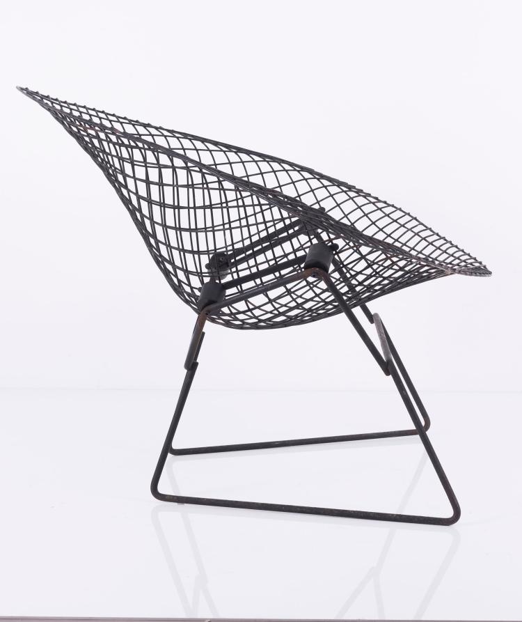 Bild 4 zu Objekt, Two 'Diamond' -421-2' chairs, 1952, Harry Bertoia, Knoll International, New York, 131B 366