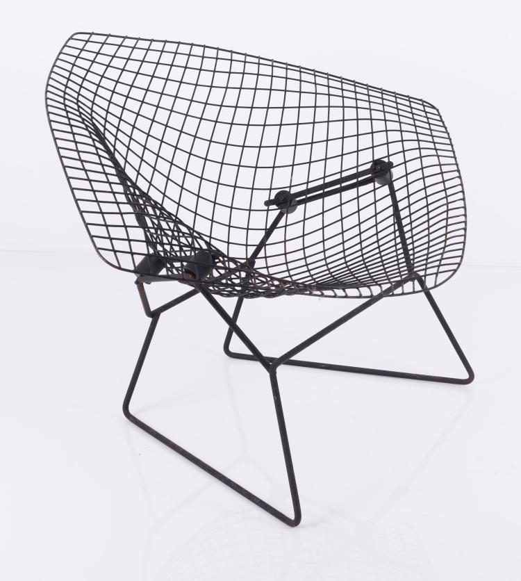 Bild 7 zu Objekt, Two 'Diamond' -421-2' chairs, 1952, Harry Bertoia, Knoll International, New York, 131B 366