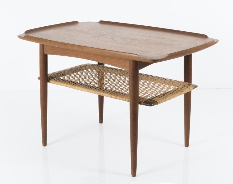 Bild 1 zu Objekt, Two side tables, c1955, Peter Hvidt, France & Daverkosen, Kopenhagen (zugeschrieben); Selig, USA, 131B 428