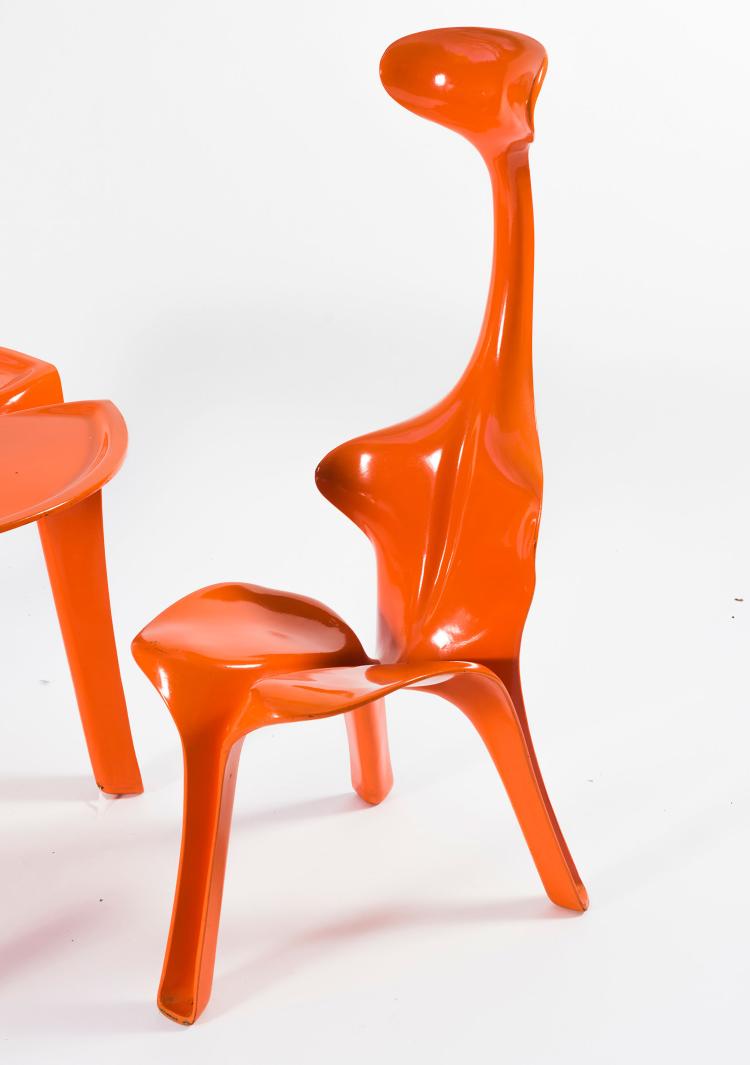 Bild 2 zu Objekt, Drei St&uuml;hle und ein Tisch 'Floris', 1967, G&uuml;nter Beltzig, BBD, Br&uuml;der Beltzig Design, Wuppertal, 131B 514