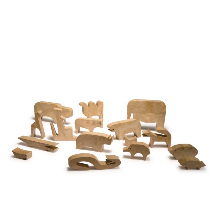 Hauptbild zu Objekt, 'Animali' puzzle, 1957, Enzo Mari, Danese, Mailand, 131A 85