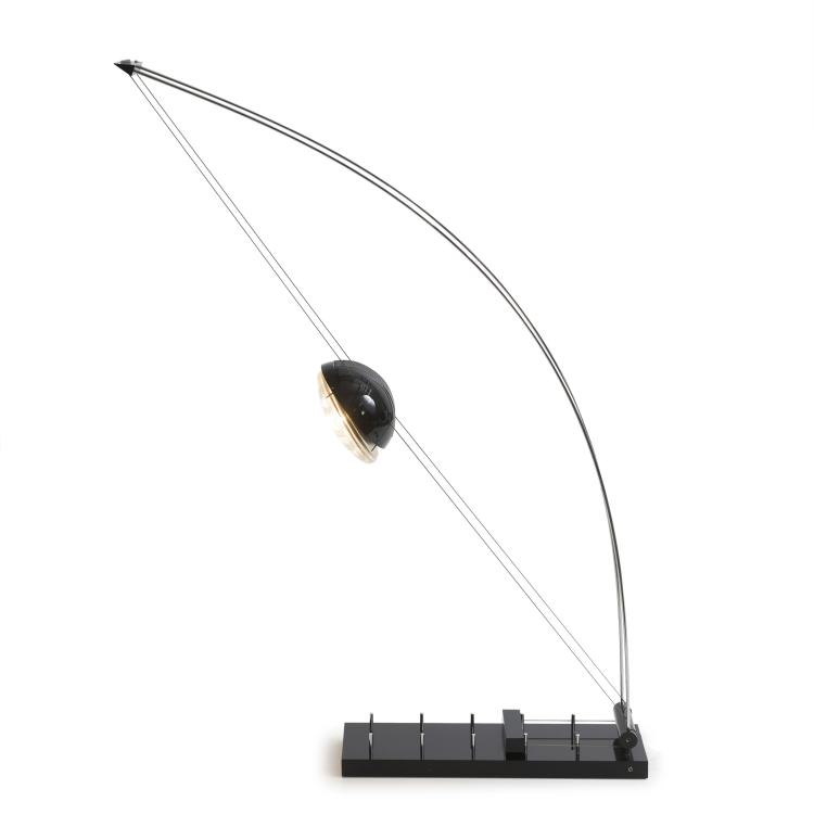 Hauptbild zu Objekt, 'Arco nero' table light, 1985, Axel Meise, AML Licht + Design GmbH, M&uuml;nchen, 131B 572