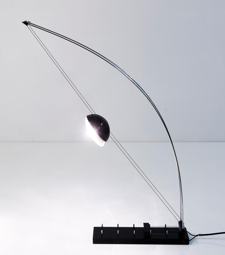 Bild 1 zu Objekt, 'Arco nero' table light, 1985, Axel Meise, AML Licht + Design GmbH, M&uuml;nchen, 131B 572