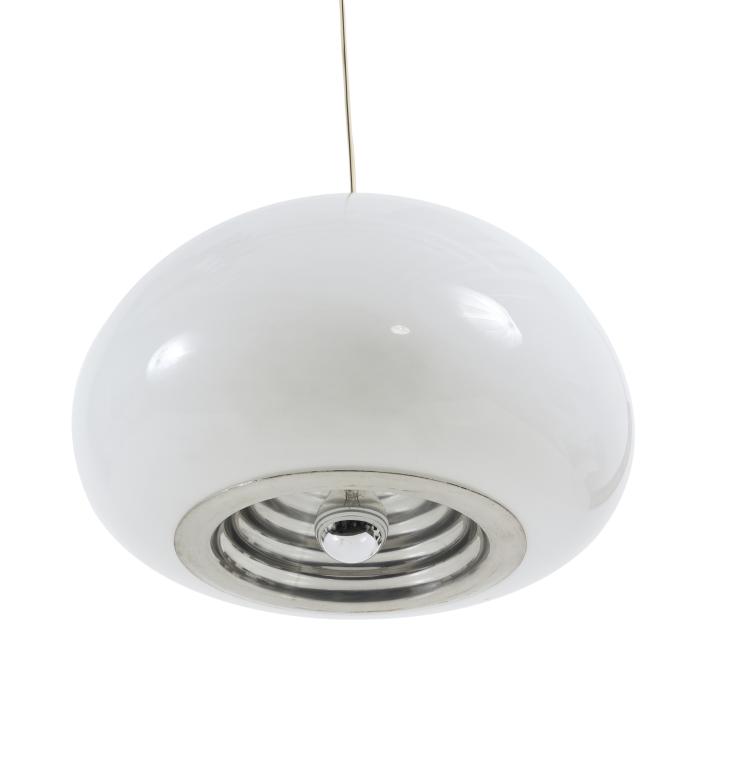Hauptbild zu Objekt, 'Black & White' pendant light, 1965, Achille Castiglioni, Flos, Brescia, 131A 150