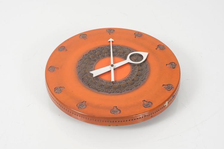 Bild 2 zu Objekt, 'Meridian 7576' wall clock, 1960s, George Nelson, Miller, Howard, Zeeland; Bitossi, Montelupo, 131B 318
