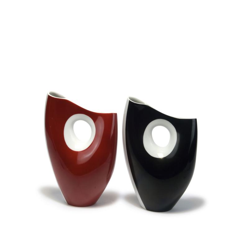 Hauptbild zu Objekt, Two '2658' vases, c1952, Beate Kuhn, Rosenthal, Selb, 131B 305