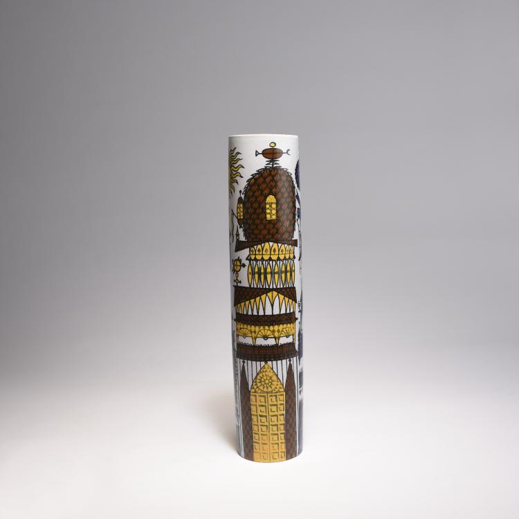 Bild 1 zu Objekt, Tall 'Carnival' vase, c1960, Stig Lindberg, Gustavsberg Fabriksinteressenter AB, 131B 300