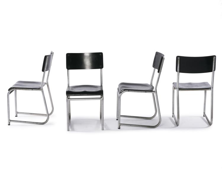Hauptbild zu Objekt, Four chairs, 1930s, Italien, 131A 4