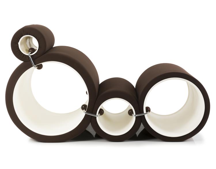 Hauptbild zu Objekt, 'Tube chair', 1969, Joe Colombo, Flexform, Meda Mailand, 131A 136