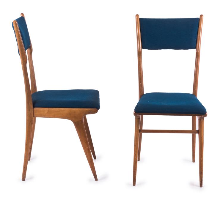 Hauptbild zu Objekt, Two chairs, 1950s, Carlo De Carli, Cassina, Mailand (zugeschrieben), 131A 72