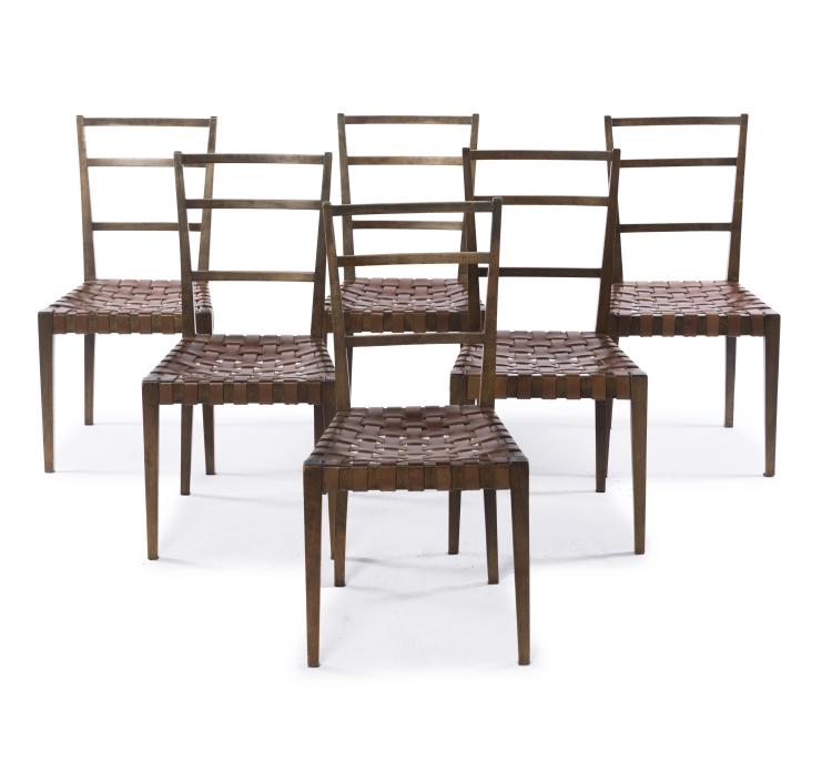 Hauptbild zu Objekt, Six chairs, c1958, Italien, 131A 54